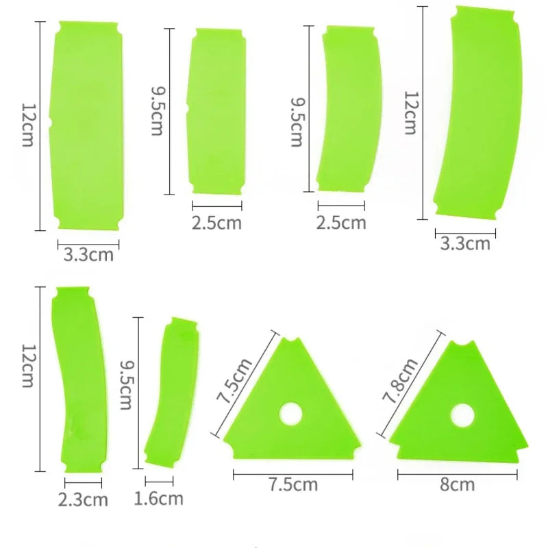Raspadores Auxiliares para torno de Cerâmica - Conjunto com 14 Peças