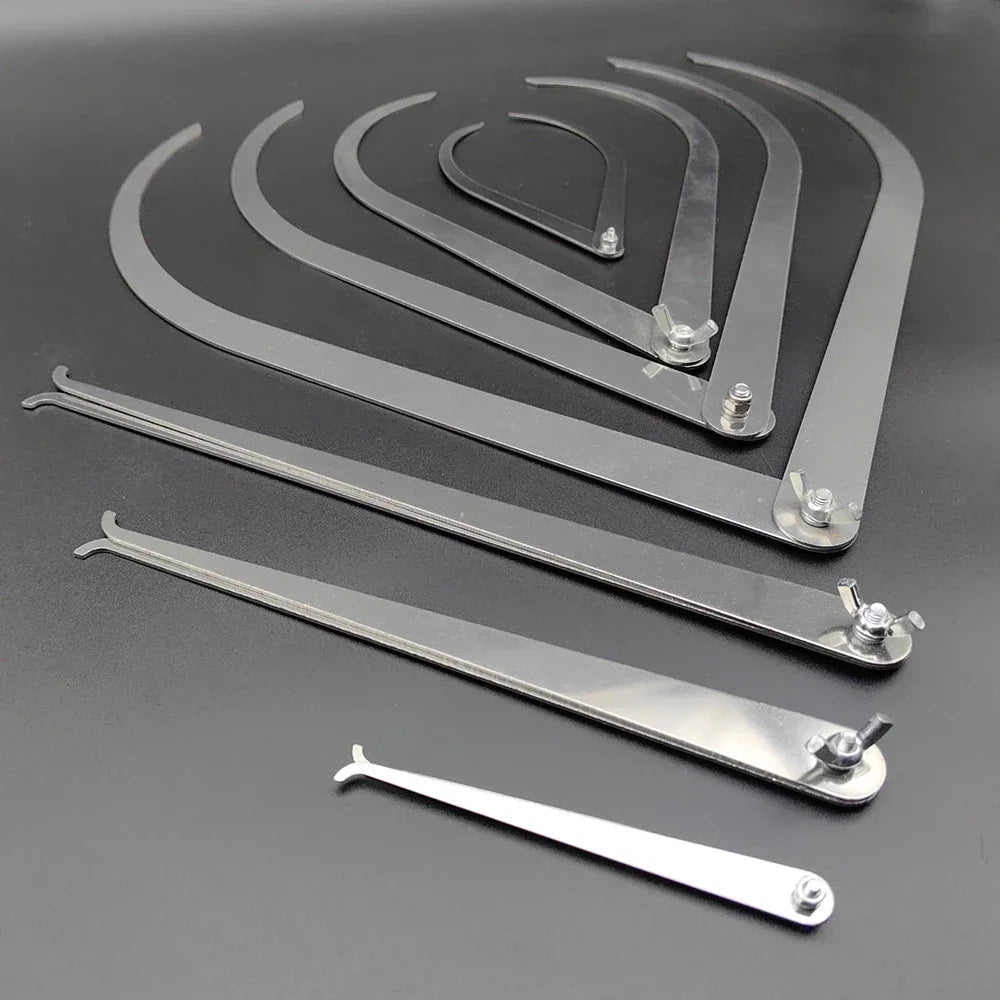 Pinça de Aço Inoxidável para Escultura de Argila – Profissão 4-6-8-10-12