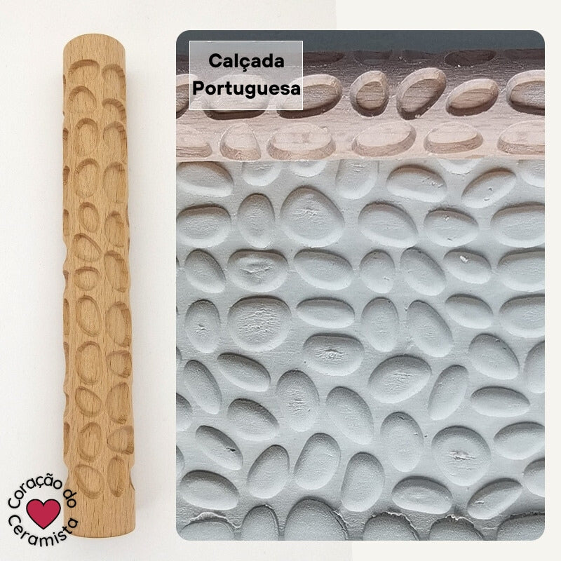 Rolo de Textura para argila