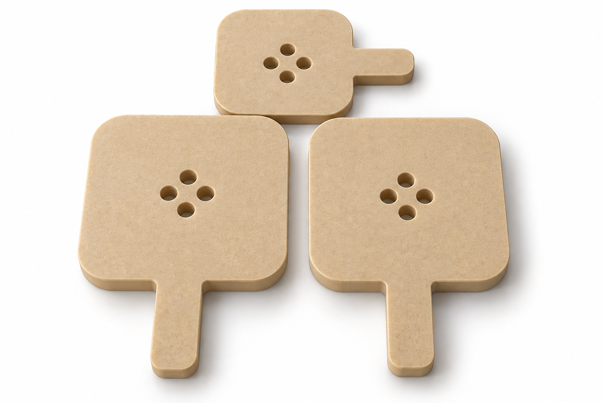 Kit de Moldes Panelinha Quadrada com Cabo em MDF 25mm