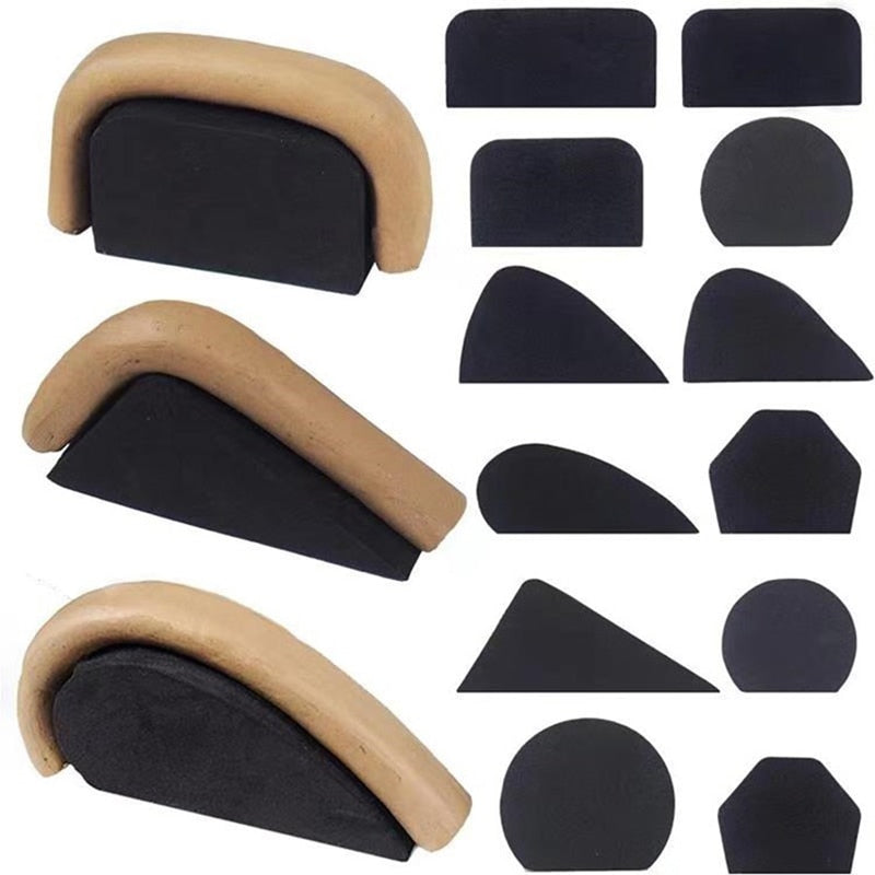 Moldes para Modelar Alças de Cerâmica — Kit com 12 Formatos