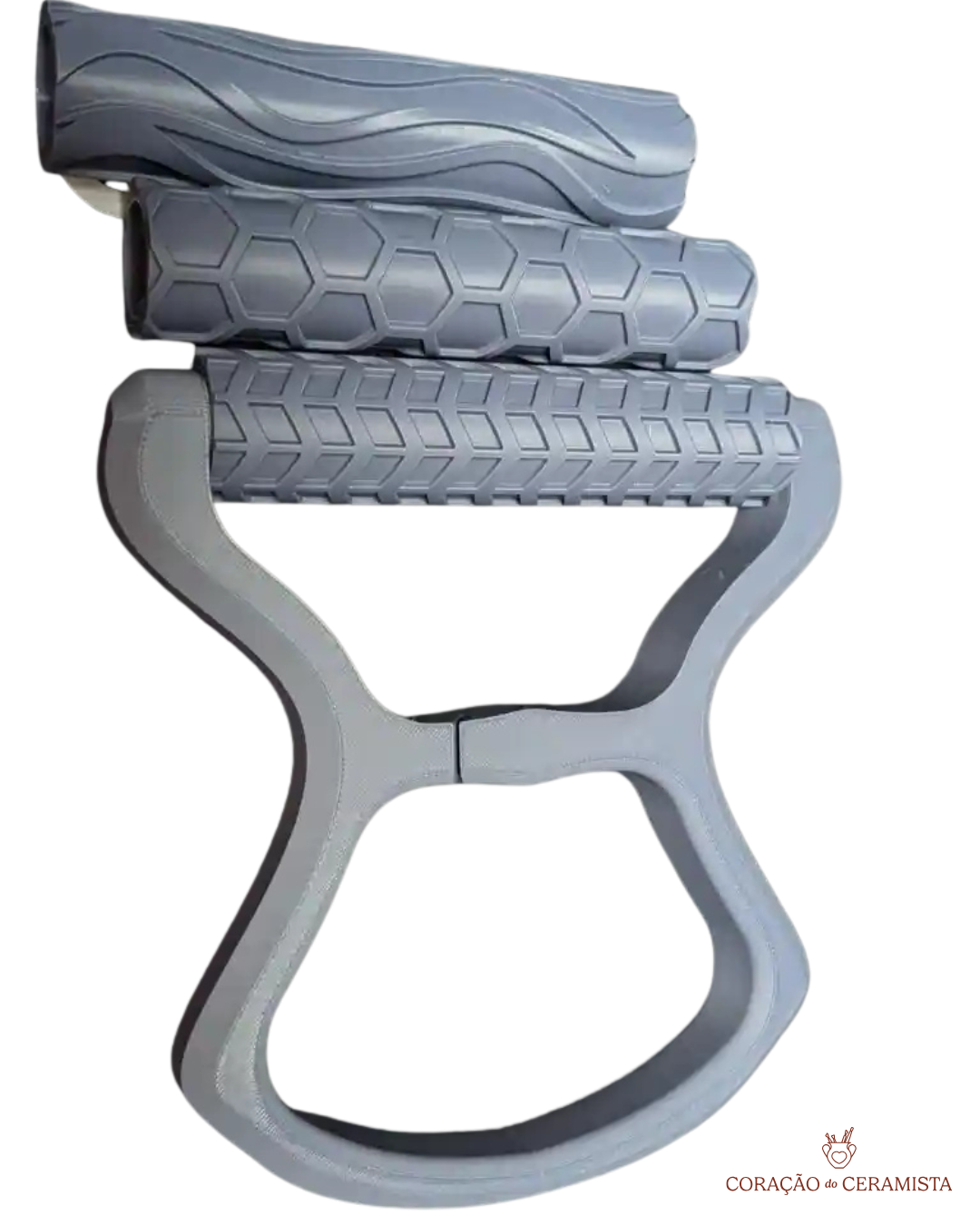 Rolos Texturizadores para Argila com Padrões Exclusivos