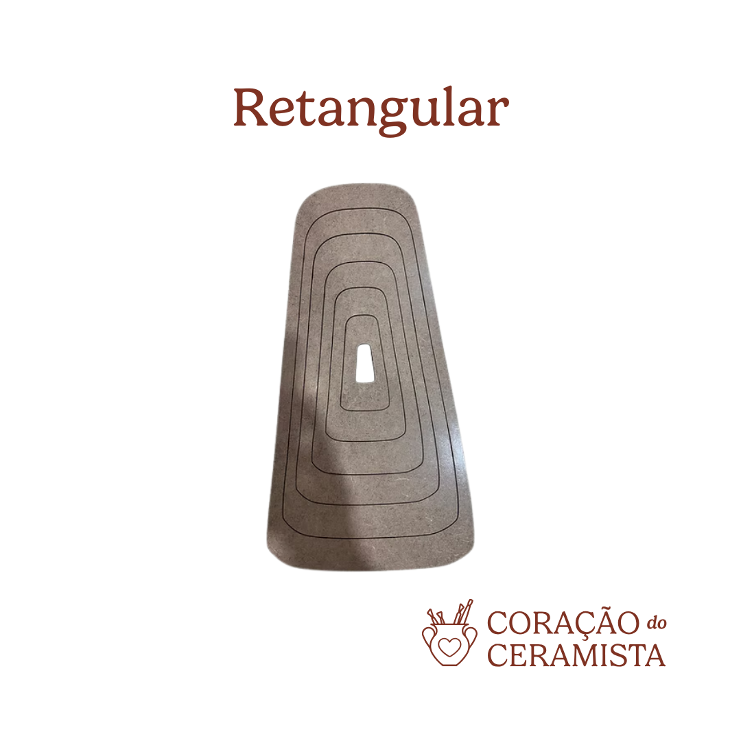 Guia de corte para placas de argila