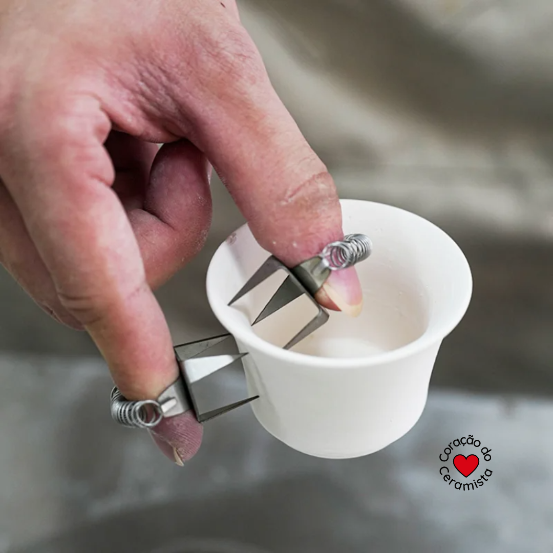 Pinça de Mergulho para esmaltação de cerâmica