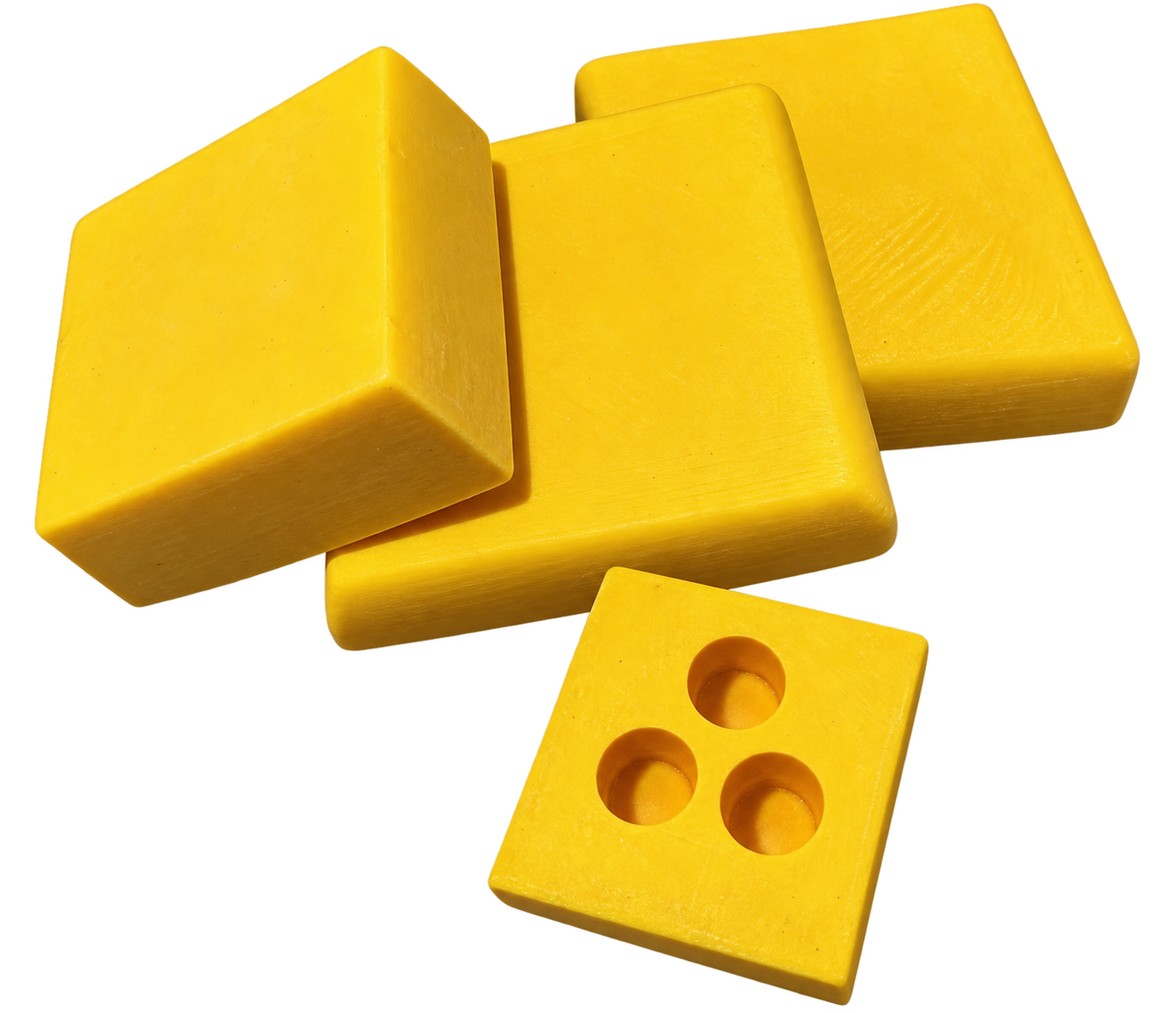 Kit de Moldes Quadrados para Cerâmica em Placas.
